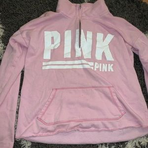 PINK cropped hoodie